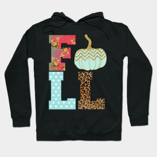 Fall Sparkle Letters Hoodie